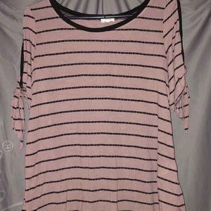 Maurice's Cold Shoulder Tied Shirt - XL